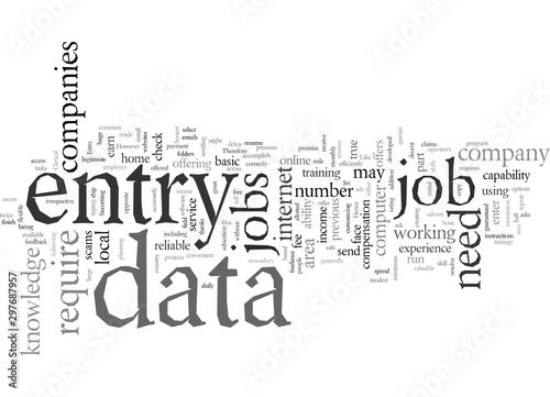 data entry