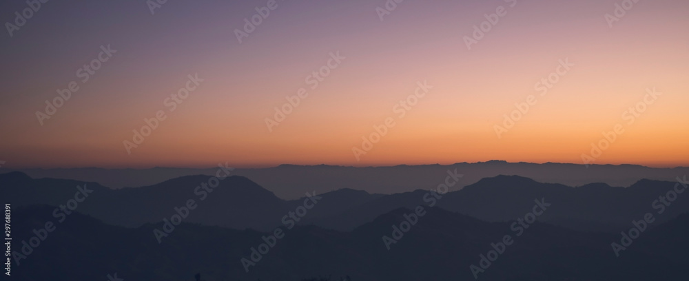 MOUNTAIN LAIRS WITH BEAUTIFUL ORANGE SKY WHEN I TOOK THIS PHOTOGRAPH IT WAS SUNRISE TIME