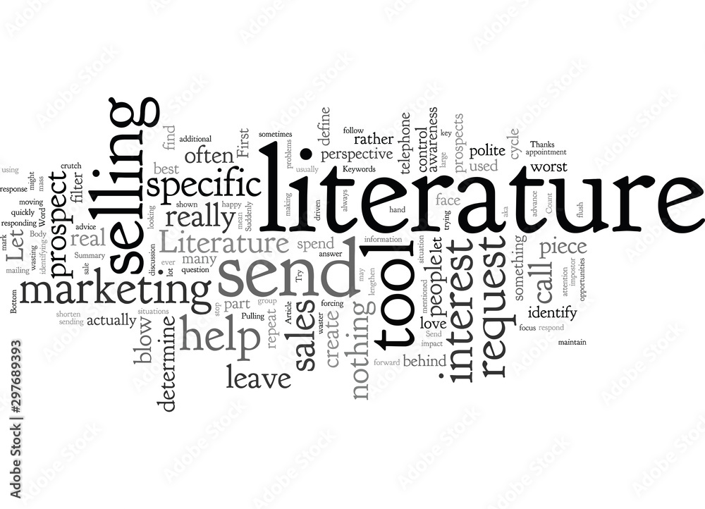 Could You Send Me Some Literature Could You Send Me Some Literature
