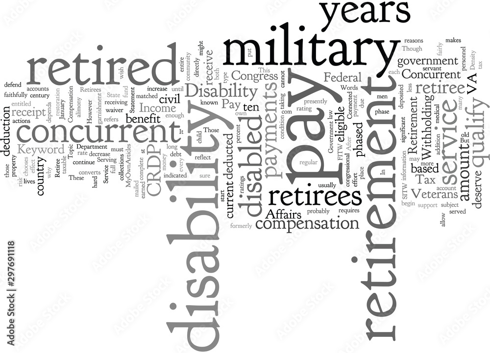 concurrent retirement and disability pay concurrent retirement and disability pay