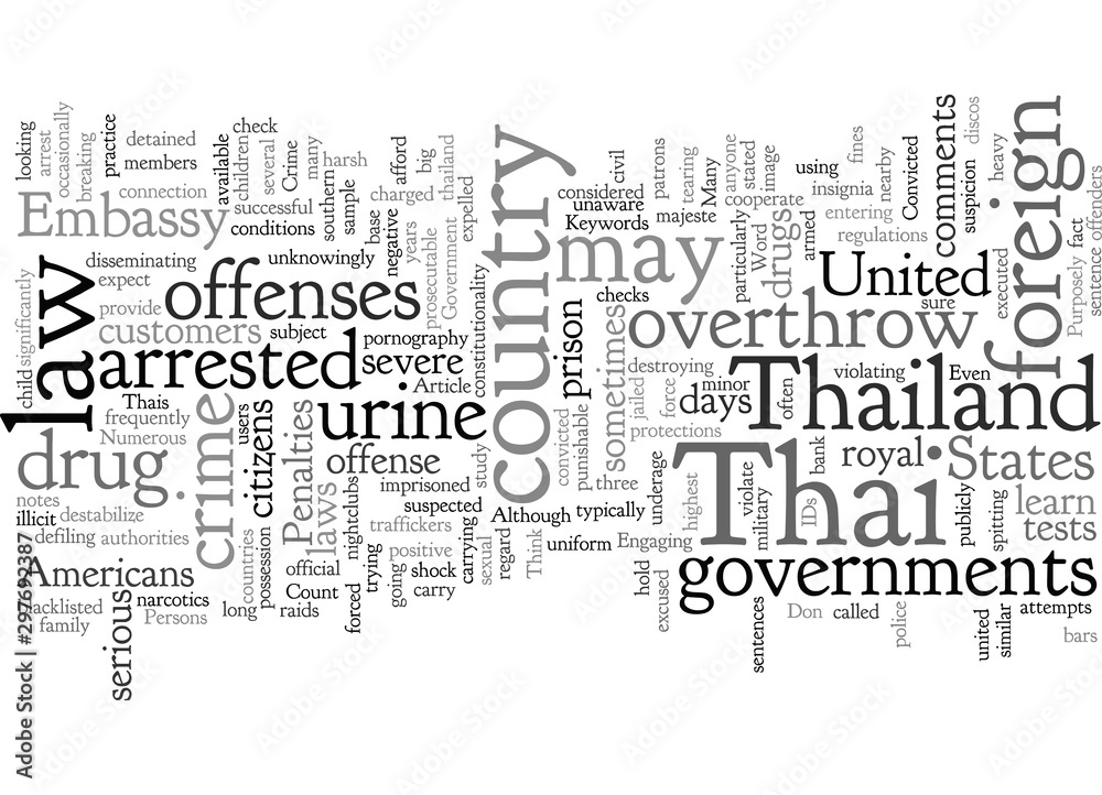 Commit A Crime In Thailand Don t Even Think About It