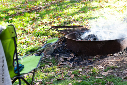Campfire Cooking Outdoors (ID: 297692395)