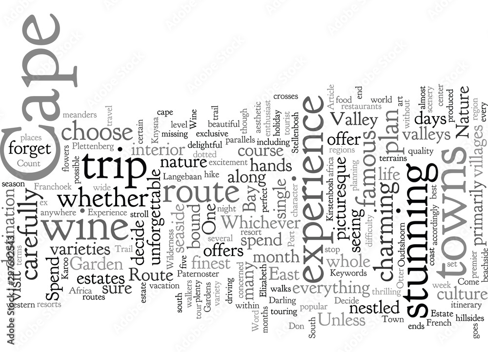 Come Experience The Western Cape Of South Africa Come Experience The Western Cape Of South Africa