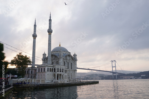 view of istanbul Bosphorus Bridge Ortakoy Mosque