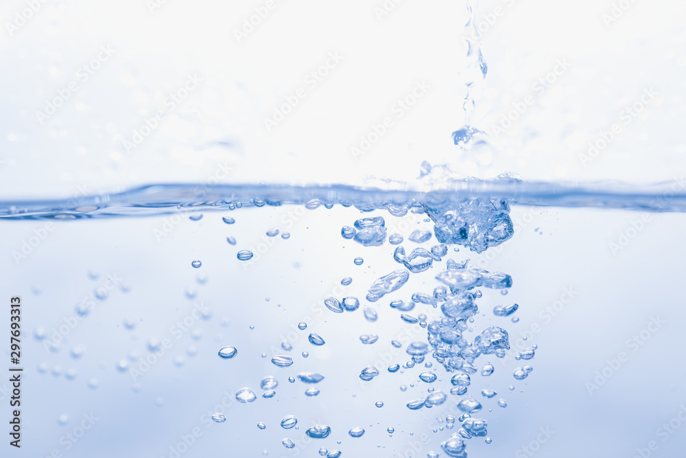 blue water splash and drop for drinking, abstract water pure and freshness concept background blue water splash and drop for drinking, abstract water pure and freshness concept background
