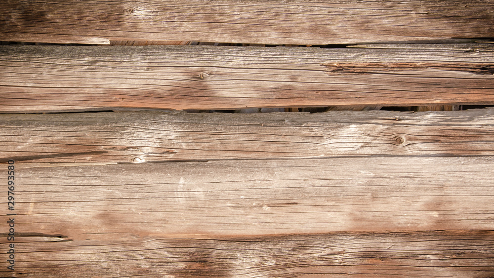 old brown rustic light bright wooden texture - wood background - obrazy, fototapety, plakaty 