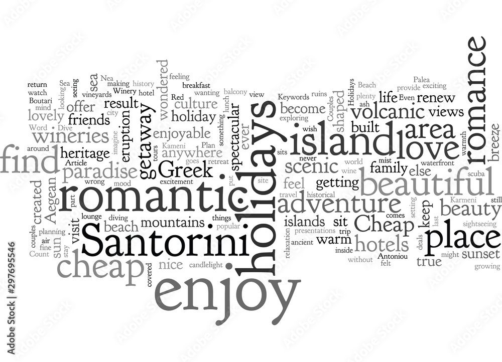 Cheap Holidays In Santorini
