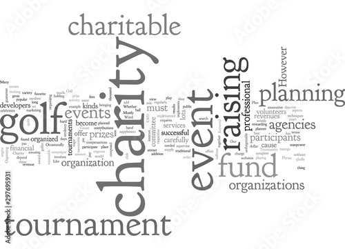 charity golf tournament