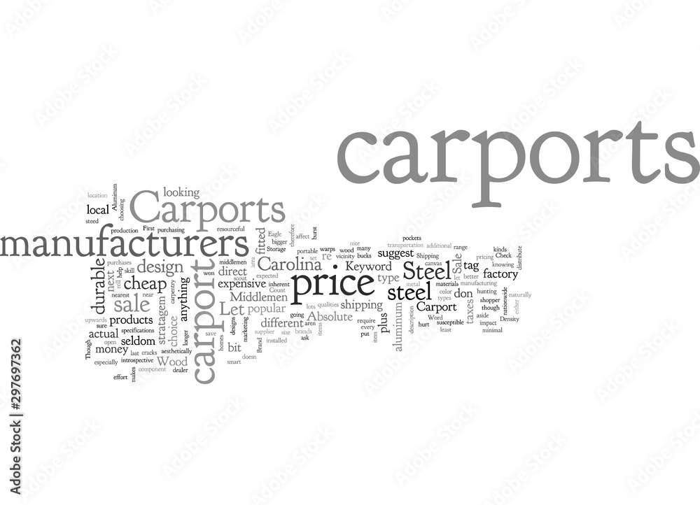 Obraz premium Carport for Sale