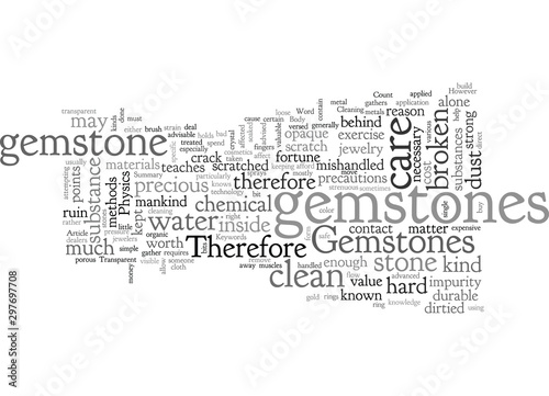Care With Gemstones