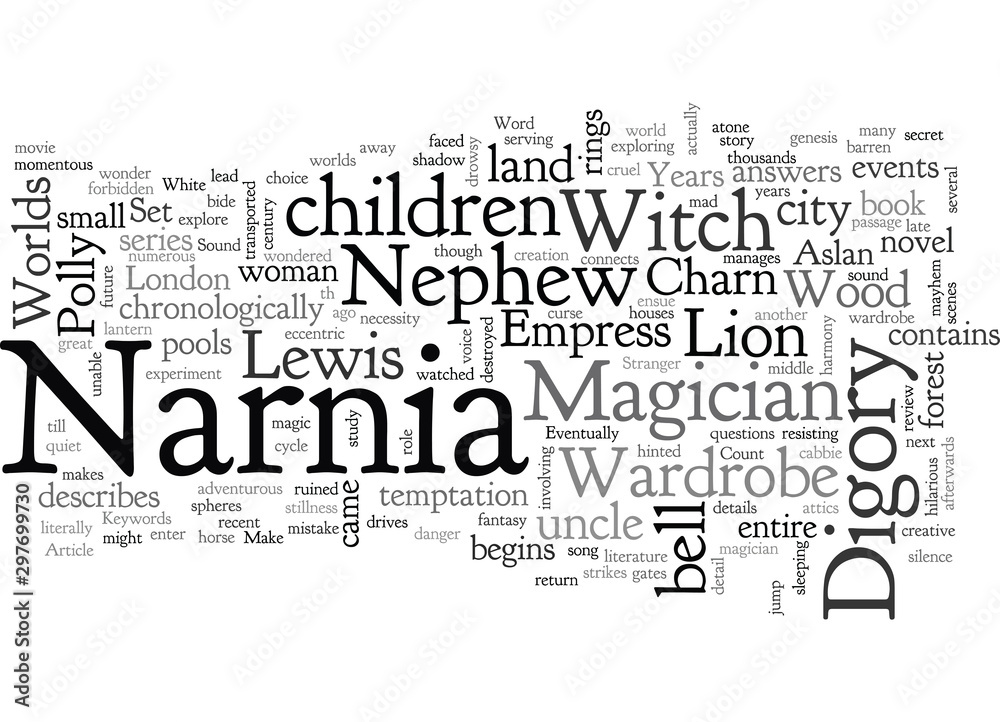 Fototapeta premium C S Lewis The Magician s Nephew