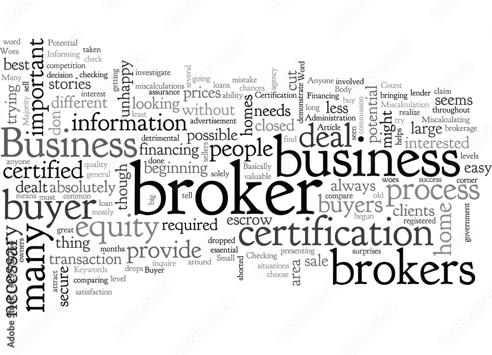 Broken Woes of the Business Broker Broken Woes of the Business Broker