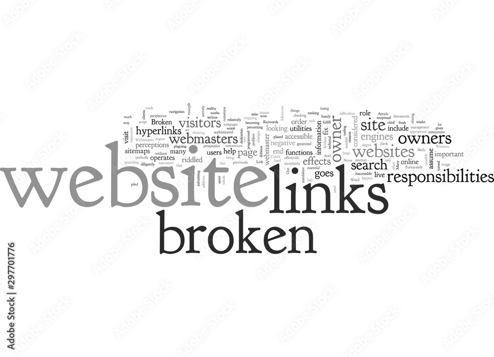 Broken Links Are Bad News For Webmasters