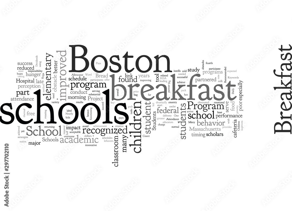 Breakfast Pays Big Dividends in Boston Schools Breakfast Pays Big Dividends in Boston Schools