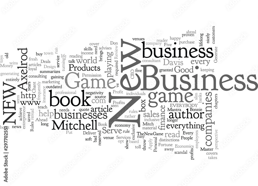 Book Review The NEW Game Of Business