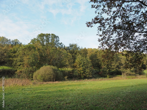 Herbststimmung am Furpacher Weiher bei Neunkirchen im Saarland