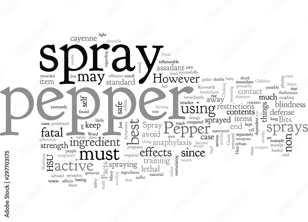 Bits of Pepper Spray Facts