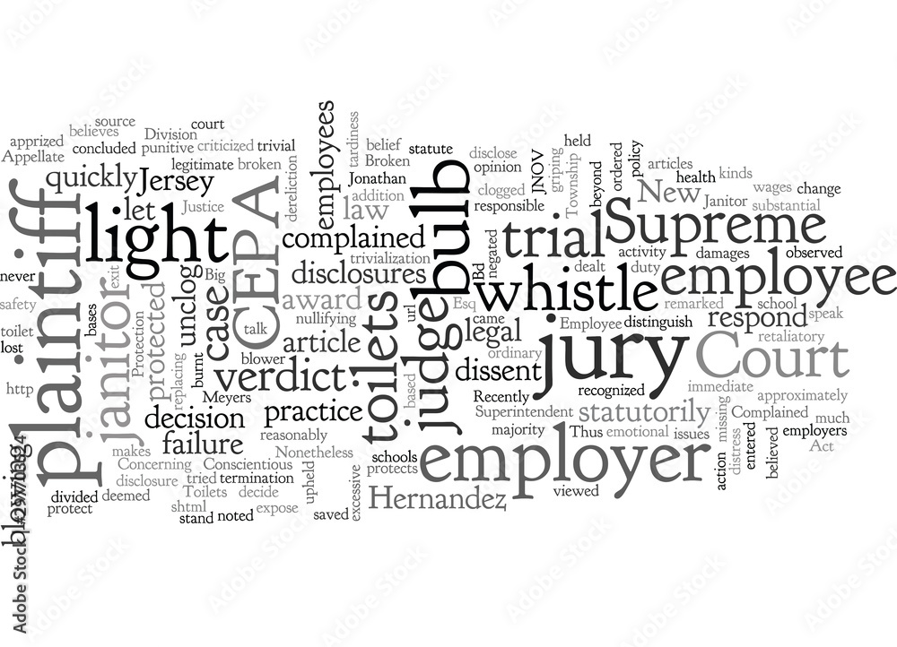 Big Verdict For Janitor Who Complained About Broken Toilets Big Verdict For Janitor Who Complained About Broken Toilets