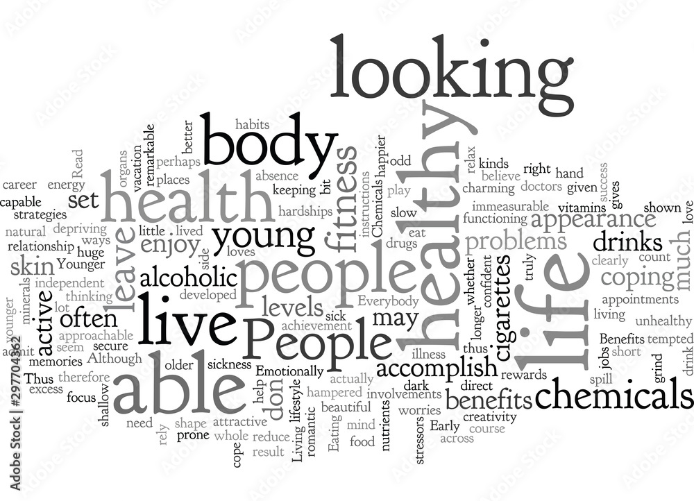 Fototapeta premium Benefits of a life of health and fitness