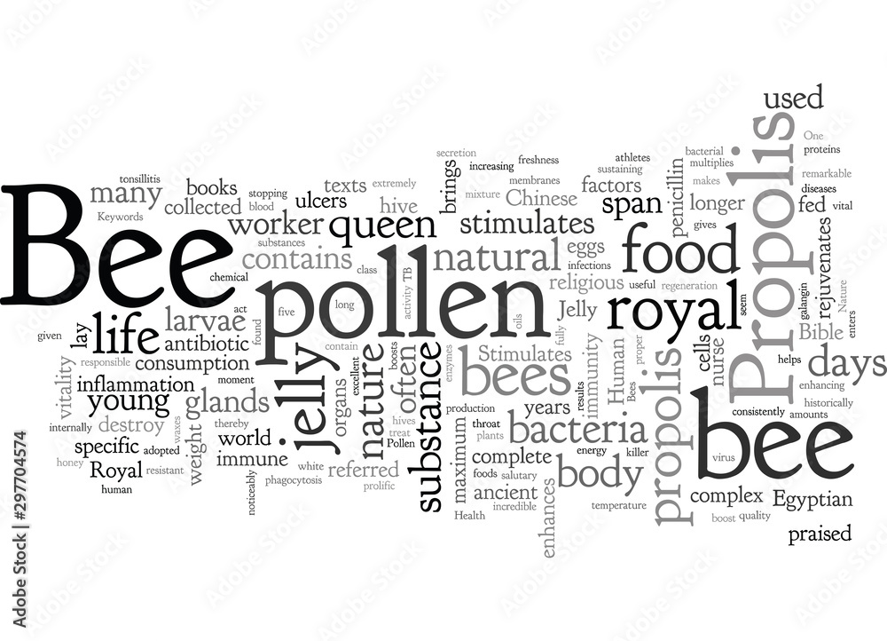 Fototapeta premium Bee Supplements For Your Health