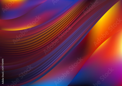 Creative abstract vector background for flyer design