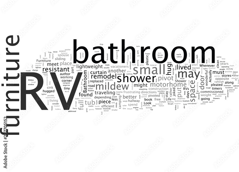 Bathroom Furniture For An Rv