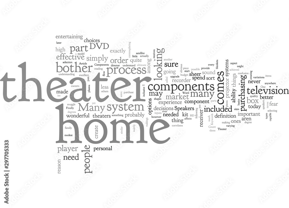 Basic Components For A Home Theater Basic Components For A Home Theater