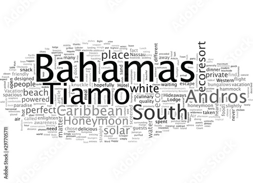 Bahamas Honeymoon At Tiamo On South Andros An Ecoresort