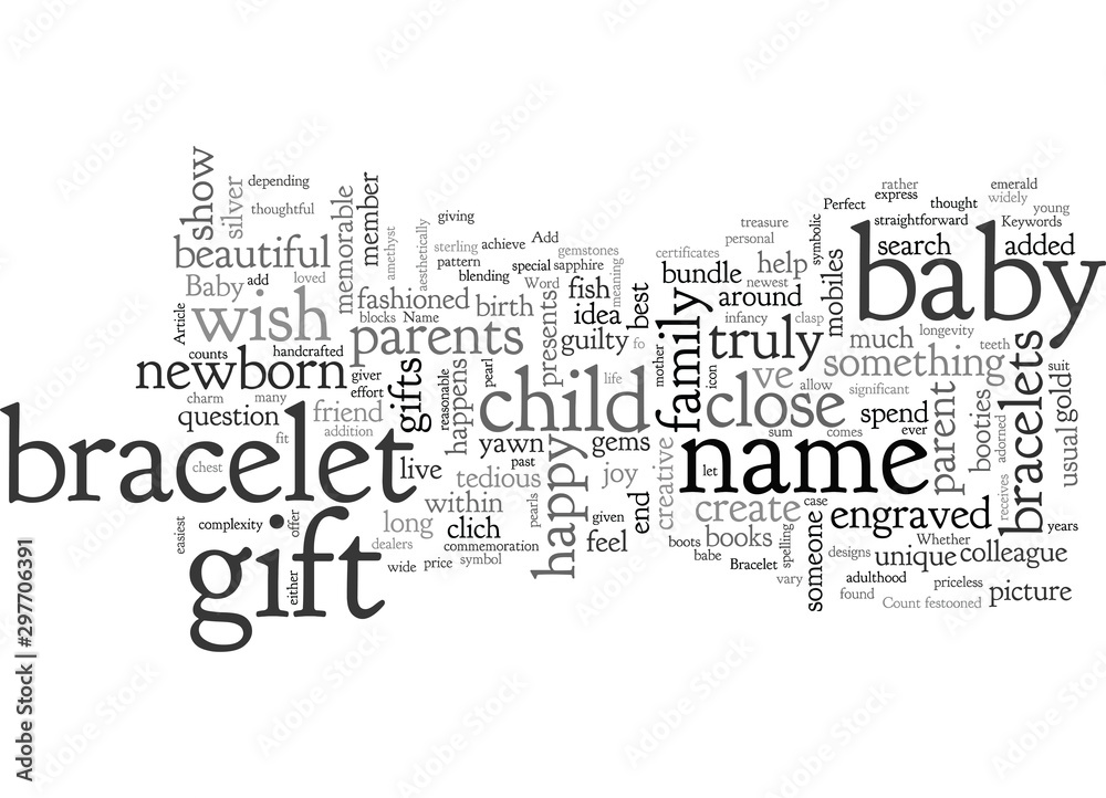 Baby Name Bracelet The Perfect Gift For A Newborn Baby