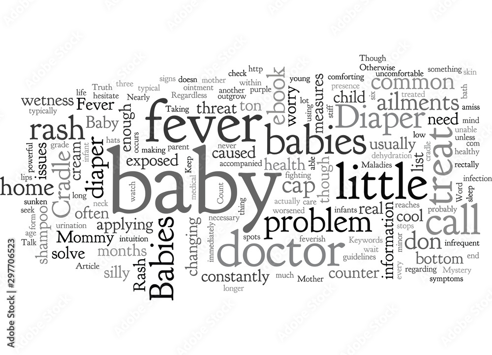 Fototapeta premium Babies Minor Maladies