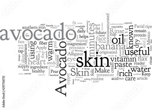 Avocado Great For Skin Care