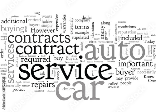 Auto Service Contracts The Need To Know Facts