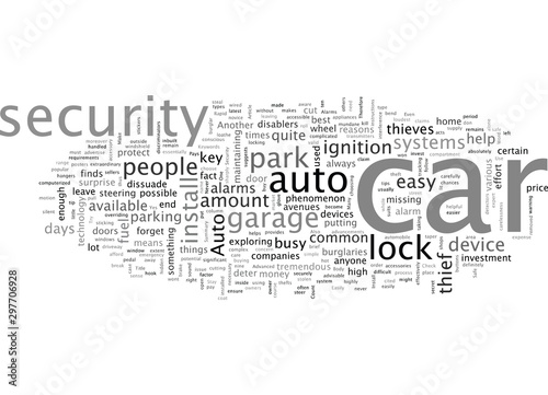 Auto Security It Pays To Stay Safe