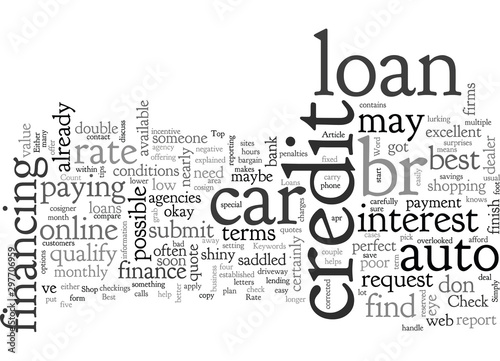 Auto Loans Top Tips For The Best Rate