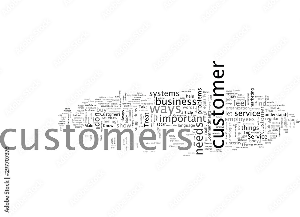 At Your Service The Ten Commandments of Great Customer Service