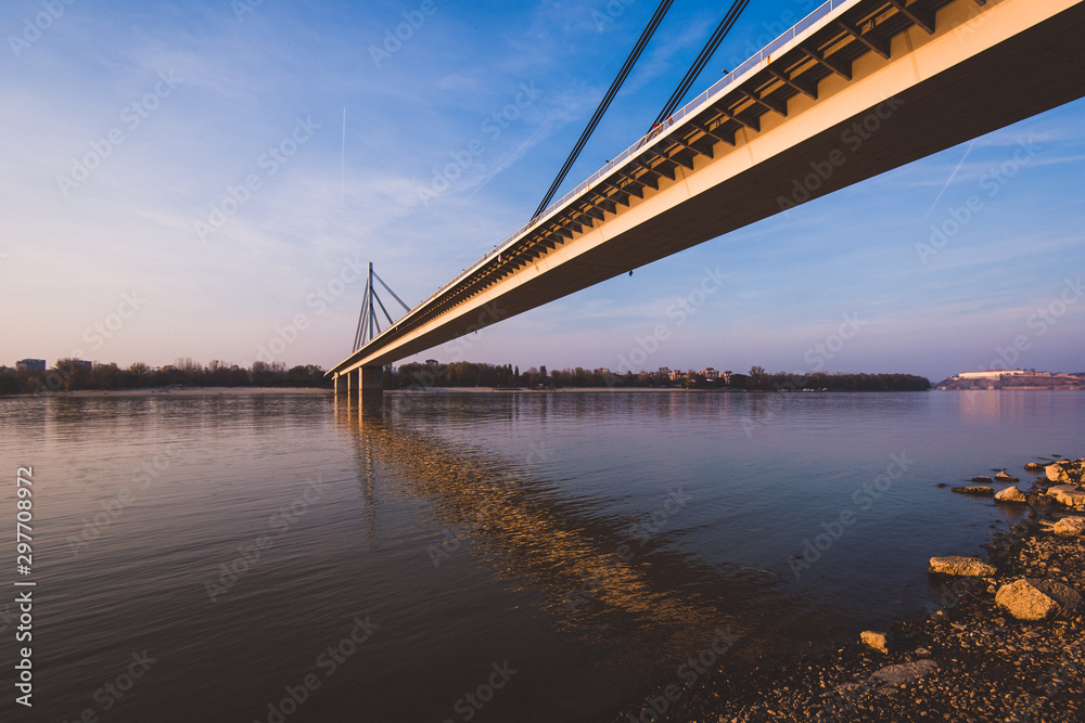 Fototapeta premium bridge over the river