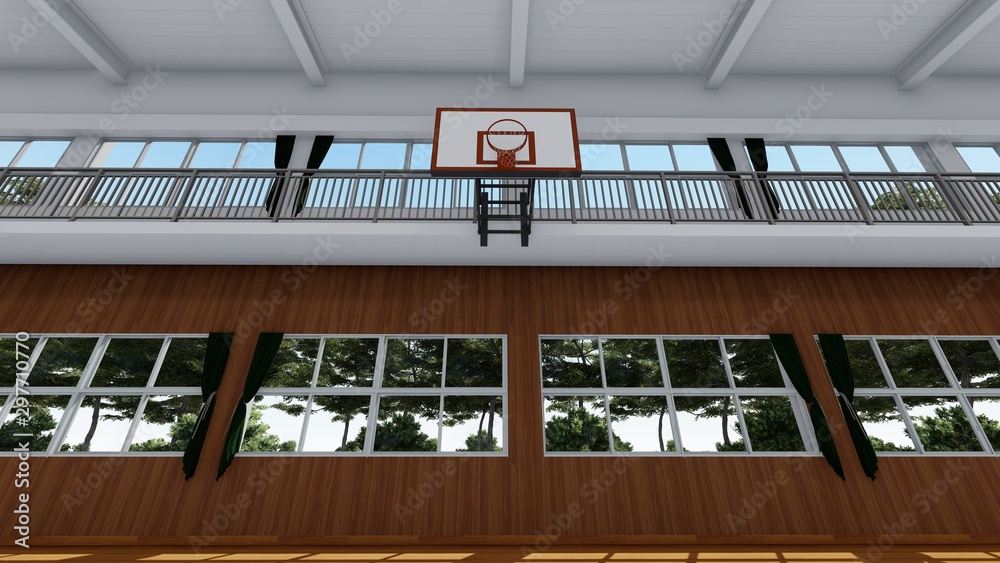 体育館 学校 一般 イラスト23 Stock Illustration Adobe Stock