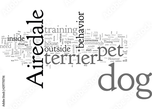 airedale dog pet terrier