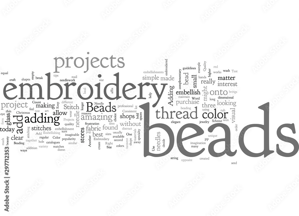 Add Beads to Your Cross Stitch Embroidery Projects Add Beads to Your Cross Stitch Embroidery Projects