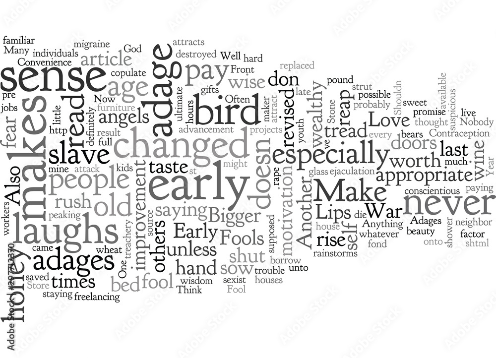 Adages for the New Year