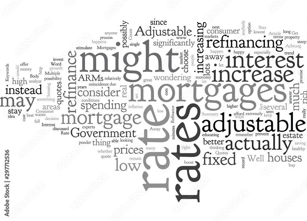 Achtung Stay Away From Adjustable Rate Mortgages Achtung Stay Away From Adjustable Rate Mortgages