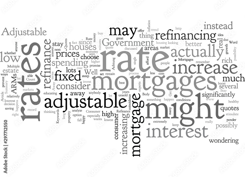 Achtung Stay Away From Adjustable Rate Mortgages