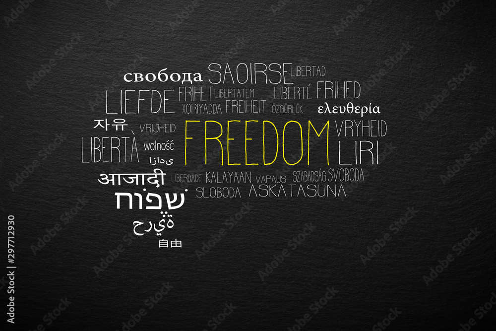 the word freedom in different languages
