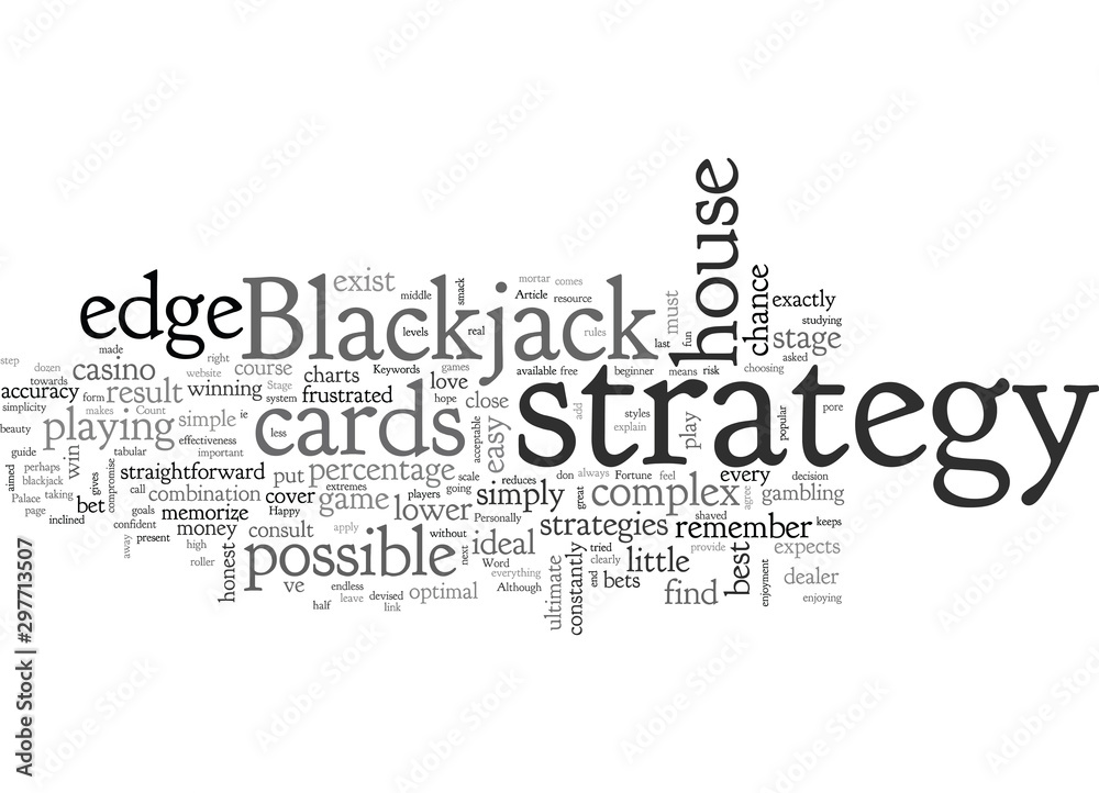A Simple Stage Blackjack Strategy