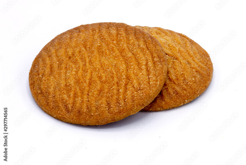 butter cookies isolated on white background butter cookies isolated on white background