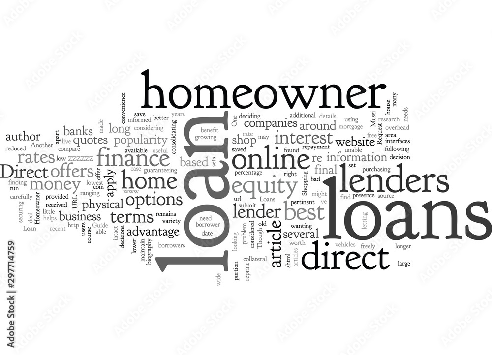 A Guide to Direct Homeowner Loans A Guide to Direct Homeowner Loans