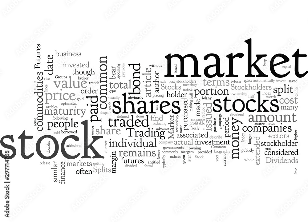 A Guide to Common Stock Market Terms