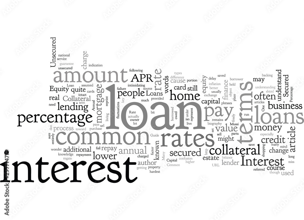 A Guide to Common Loan Terms