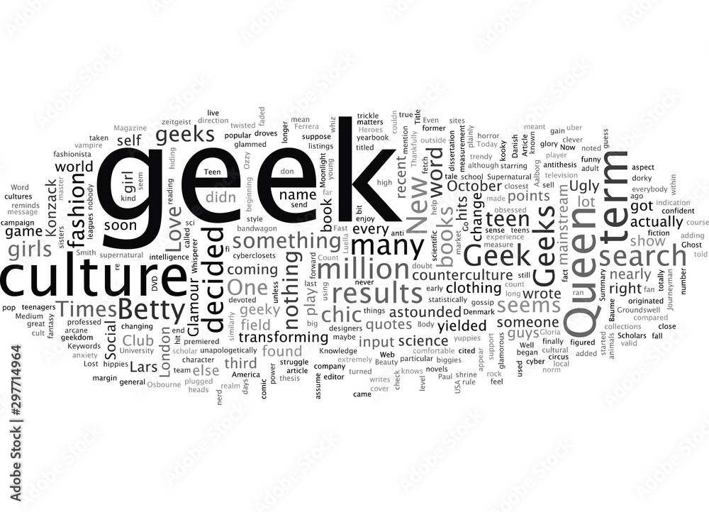 Fototapeta premium A Geek Groundswell