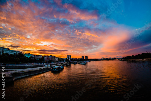 sunset on river  © Zoran Jesic